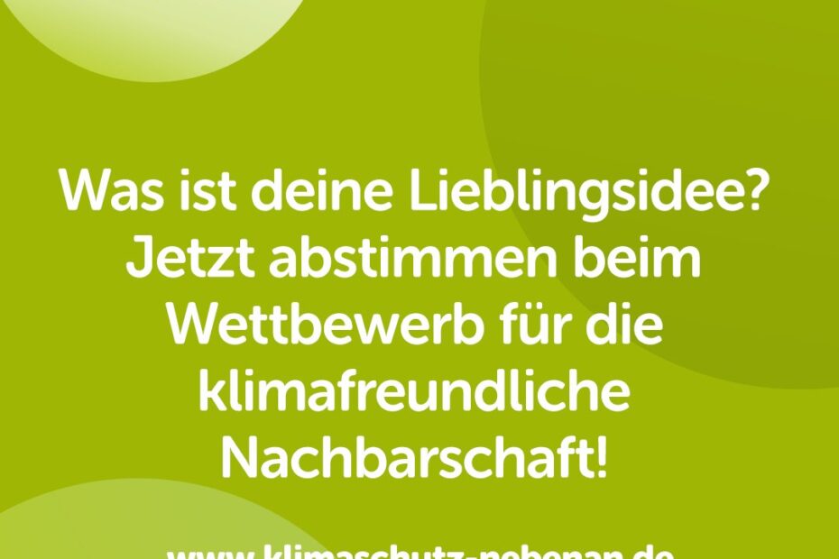 Sharepic Nebenan-Stiftung zur Abstimmung für den Nachbarschaftspreis