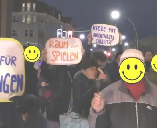 Solidarität aus und mit dem Kaskel-Kiezblock