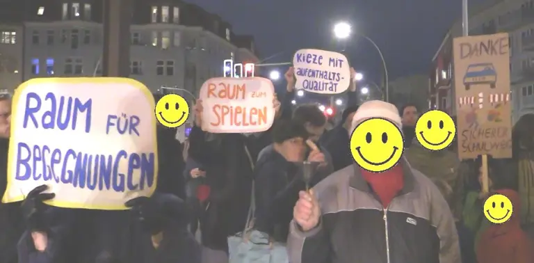 Solidarität aus und mit dem Kaskel-Kiezblock