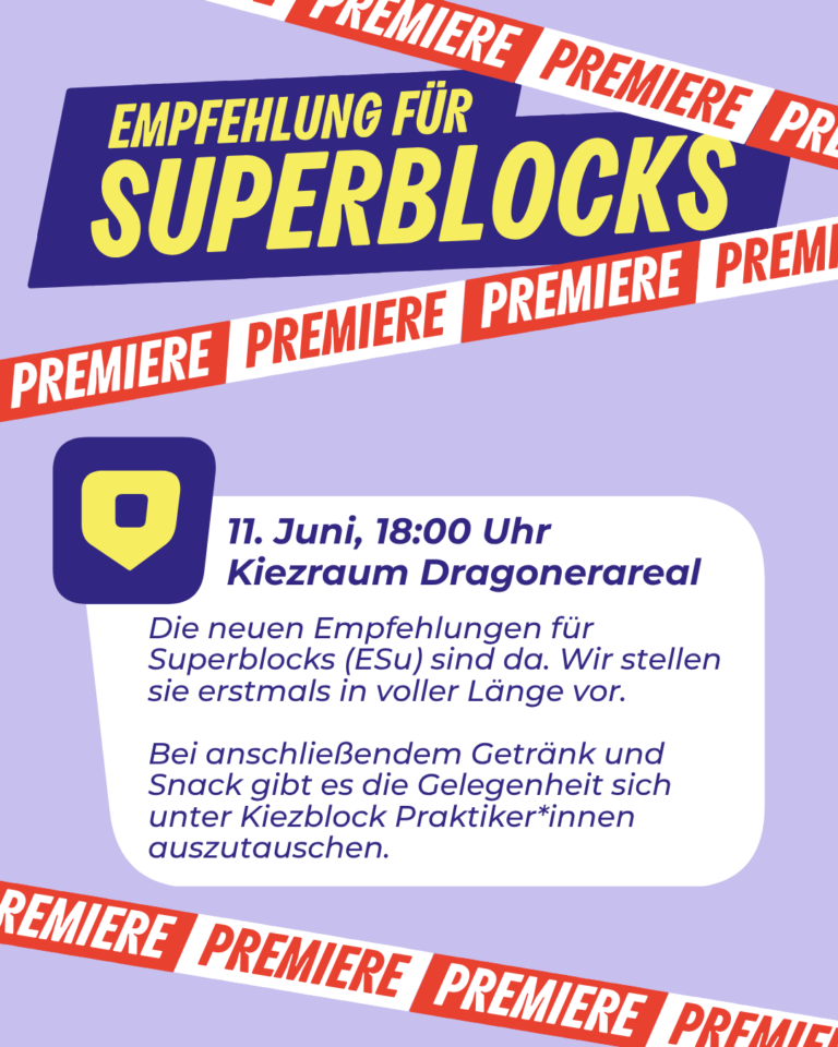 Empfehlungen für Superblocks – Die Premiere